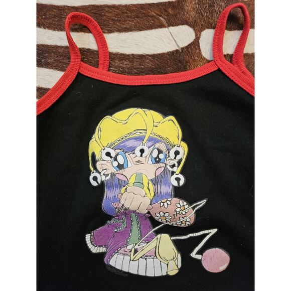 Rare Vintage 90s Spaghetti Tank Baby Crop Top, bratz girl print winged tank - Picture 5 of 7